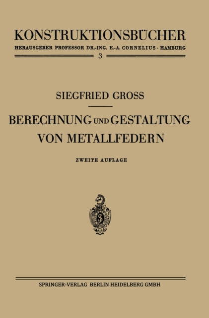 Berechnung und Gestaltung von Metallfedern