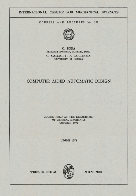 Computer Aided Automatic Design