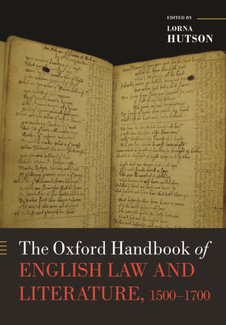 Oxford Handbook of English Law and Literature, 1500-1700