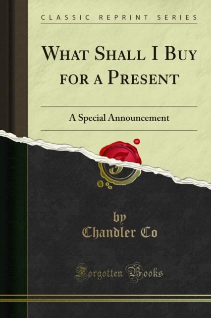 What Shall I Buy for a Present