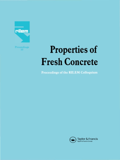 Properties of Fresh Concrete