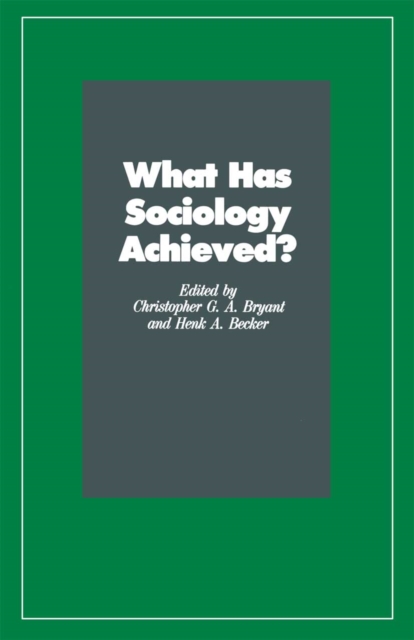 What Has Sociology Achieved?