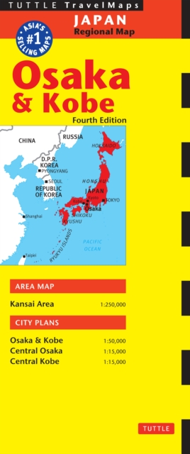 Osaka Travel Map Fourth Edition