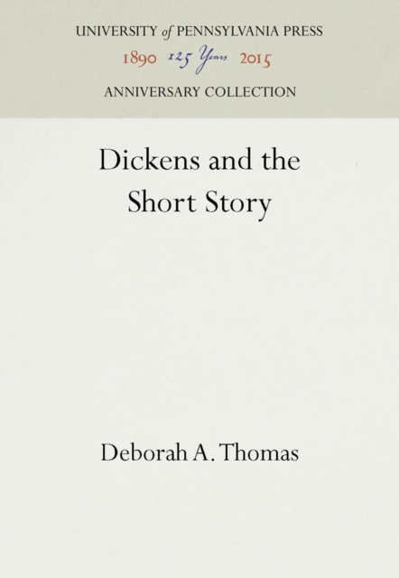 Dickens and the Short Story