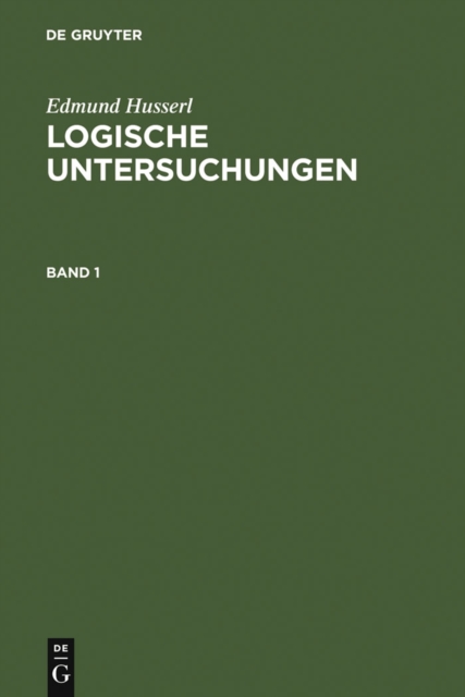 Logische Untersuchungen
