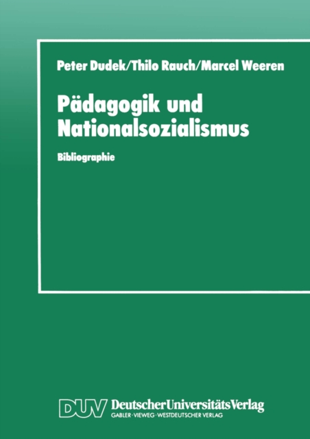 Pädagogik und Nationalsozialismus