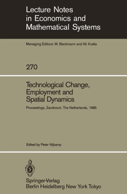 Technological Change, Employment and Spatial Dynamics