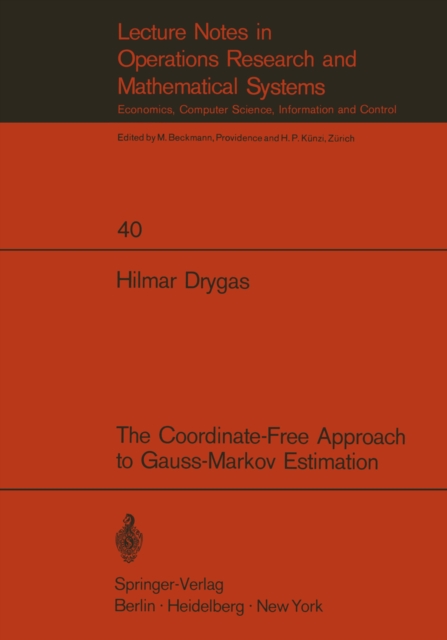 Coordinate-Free Approach to Gauss-Markov Estimation