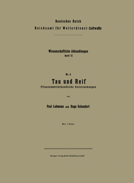 Tau und Reif