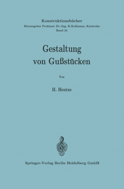 Gestaltung von Gußstücken