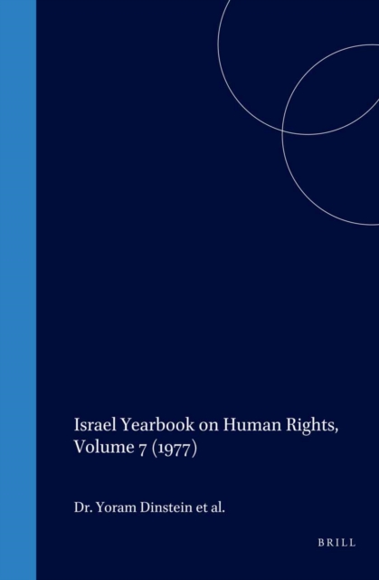 Israel Yearbook on Human Rights, Volume 7 (1977)