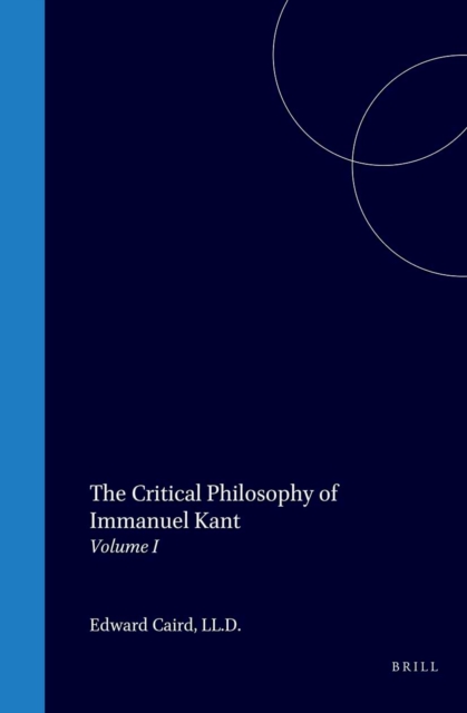 Critical Philosophy of Immanuel Kant