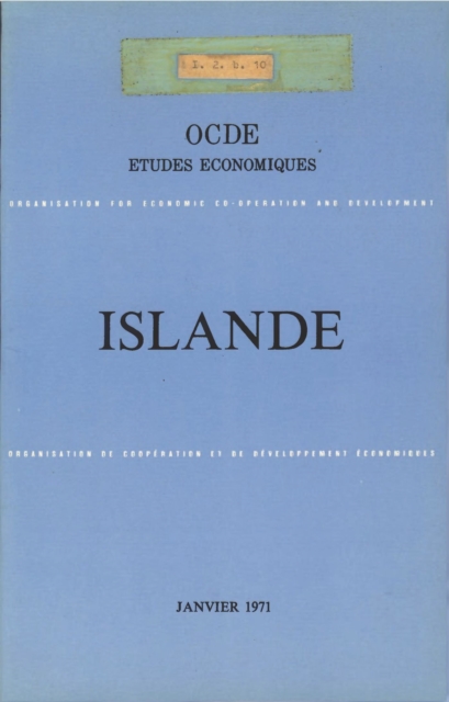 Etudes economiques de l'OCDE : Islande 1971