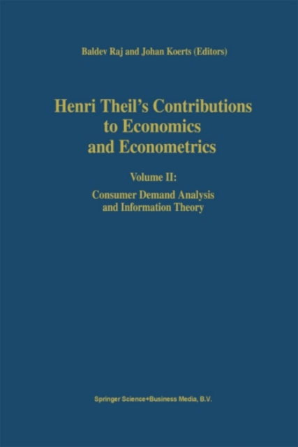 Henri Theil's Contributions to Economics and Econometrics