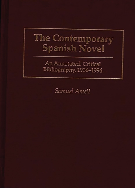 Contemporary Spanish Novel