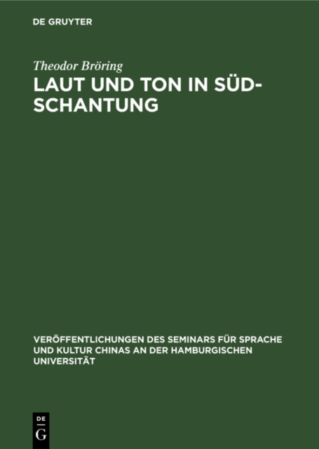 Laut und Ton in Süd-Schantung