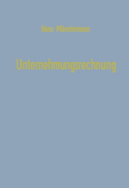 Unternehmungsrechnung
