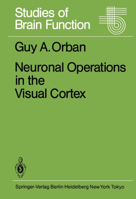 Neuronal Operations in the Visual Cortex