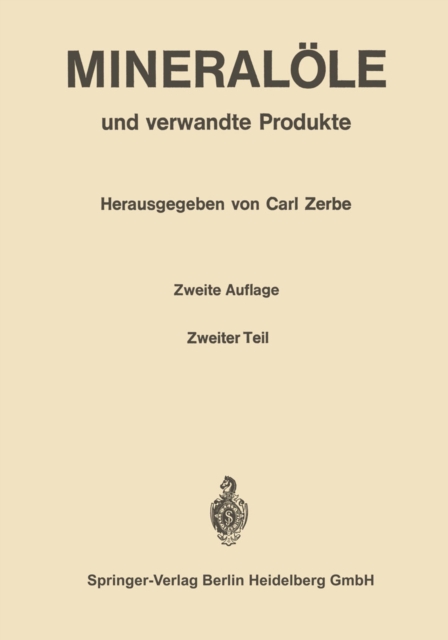 Mineralöle und verwandte Produkte