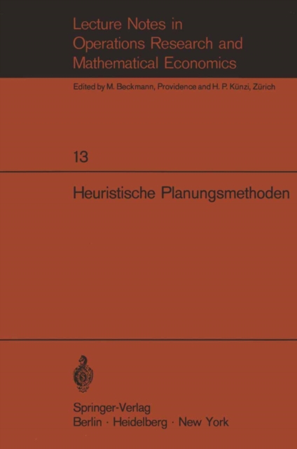 Heuristische Planungsmethoden
