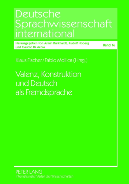 Valenz, Konstruktion und Deutsch als Fremdsprache