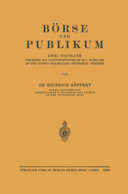Börse und Publikum