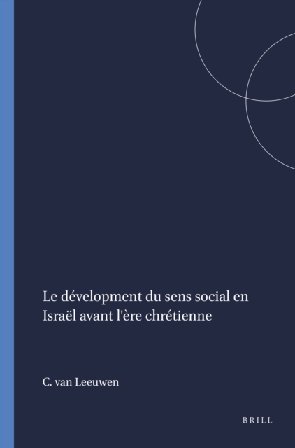 development du sens social en Israel avant l'ere chretienne