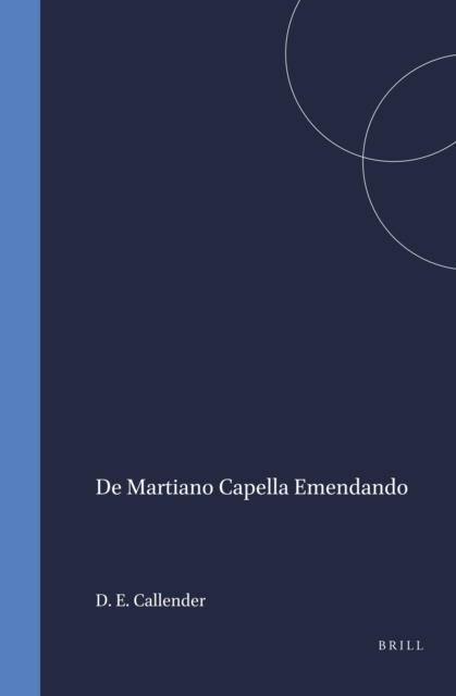 De Martiano Capella Emendando