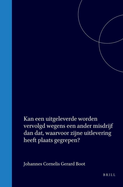 Kan een uitgeleverde worden vervolgd wegens een ander misdrijf dan dat, waarvoor zijne uitlevering heeft plaats gegrepen?