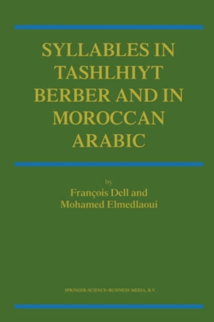 Syllables In Tashlhiyt Berber And In Moroccan Arabic