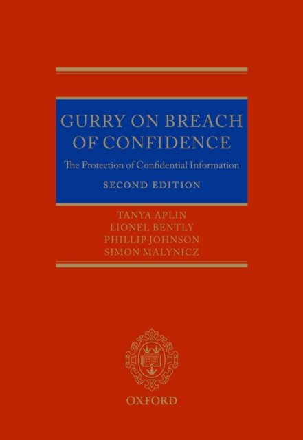 Gurry on Breach of Confidence