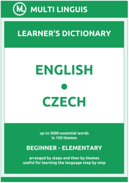 English-Czech (the Step-Theme-Arranged Learner's Dictionary, Steps 1 - 2)