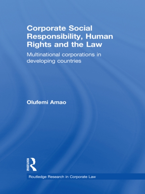 Corporate Social Responsibility, Human Rights and the Law