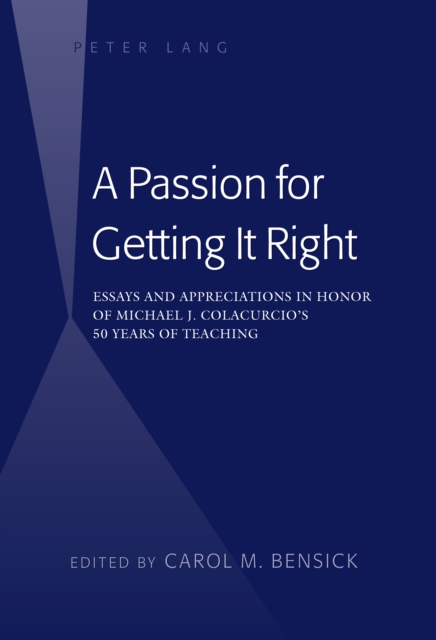 Passion for Getting It Right