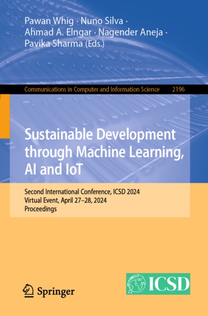 Sustainable Development through Machine Learning, AI and IoT