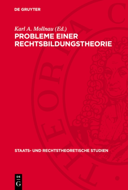 Probleme einer Rechtsbildungstheorie