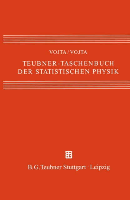Teubner-Taschenbuch der statistischen Physik