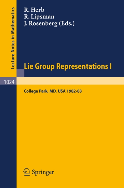Lie Group Representations I