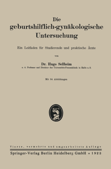 Die geburtshilflich-gynäkologische Untersuchung