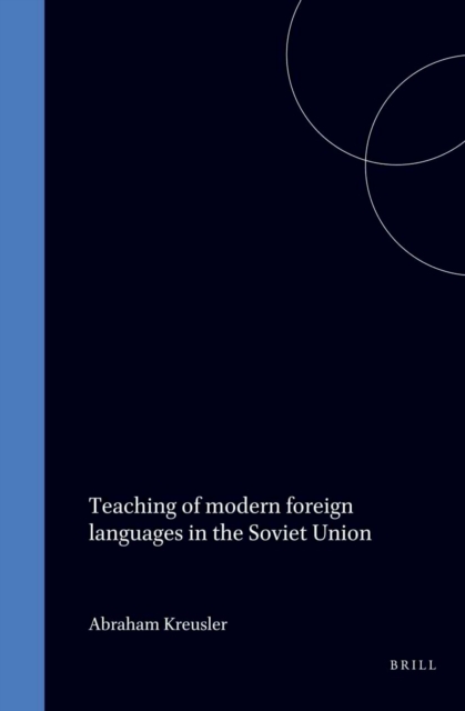 Teaching of modern foreign languages in the Soviet Union