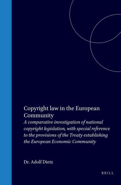 Copyright law in the European Community