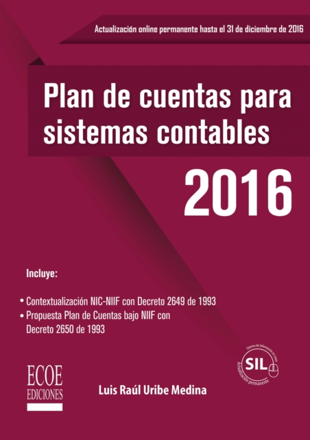 Plan de cuentas para sistemas contables 2016
