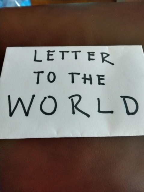 Letter To The World