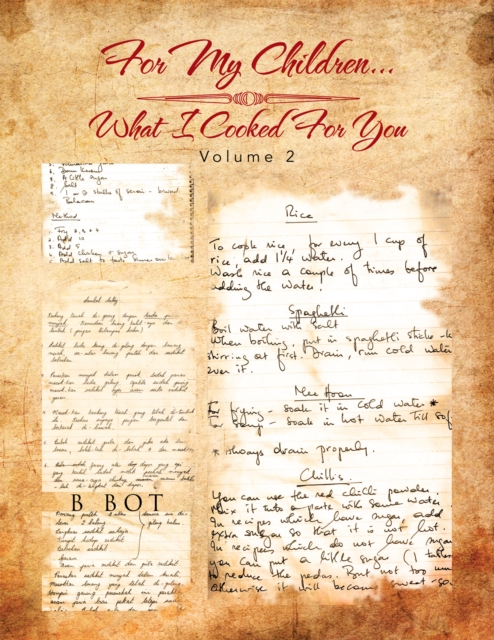 For My Children...What I Cooked for You