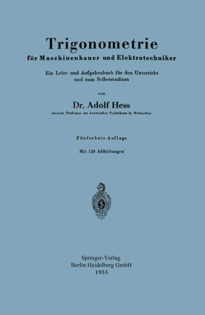 Trigonometrie für Maschinenbauer und Elektrotechniker