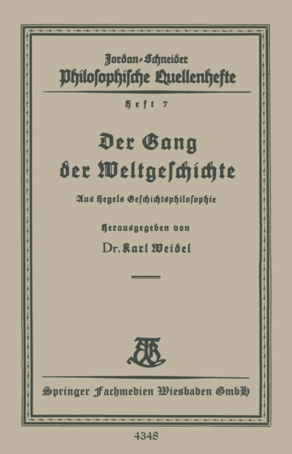 Der Gang der Weltgeschichte
