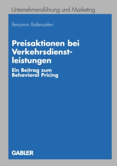 Preisaktionen bei Verkehrsdienstleistungen