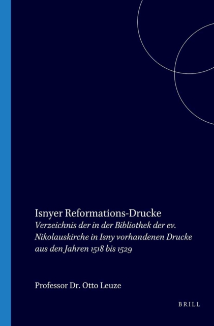 Isnyer Reformations-Drucke