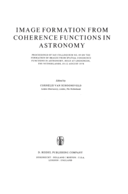 Image Formation from Coherence Functions in Astronomy