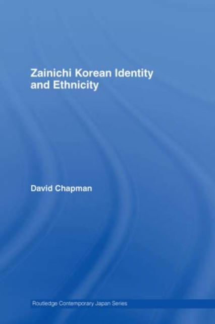Zainichi Korean Identity and Ethnicity